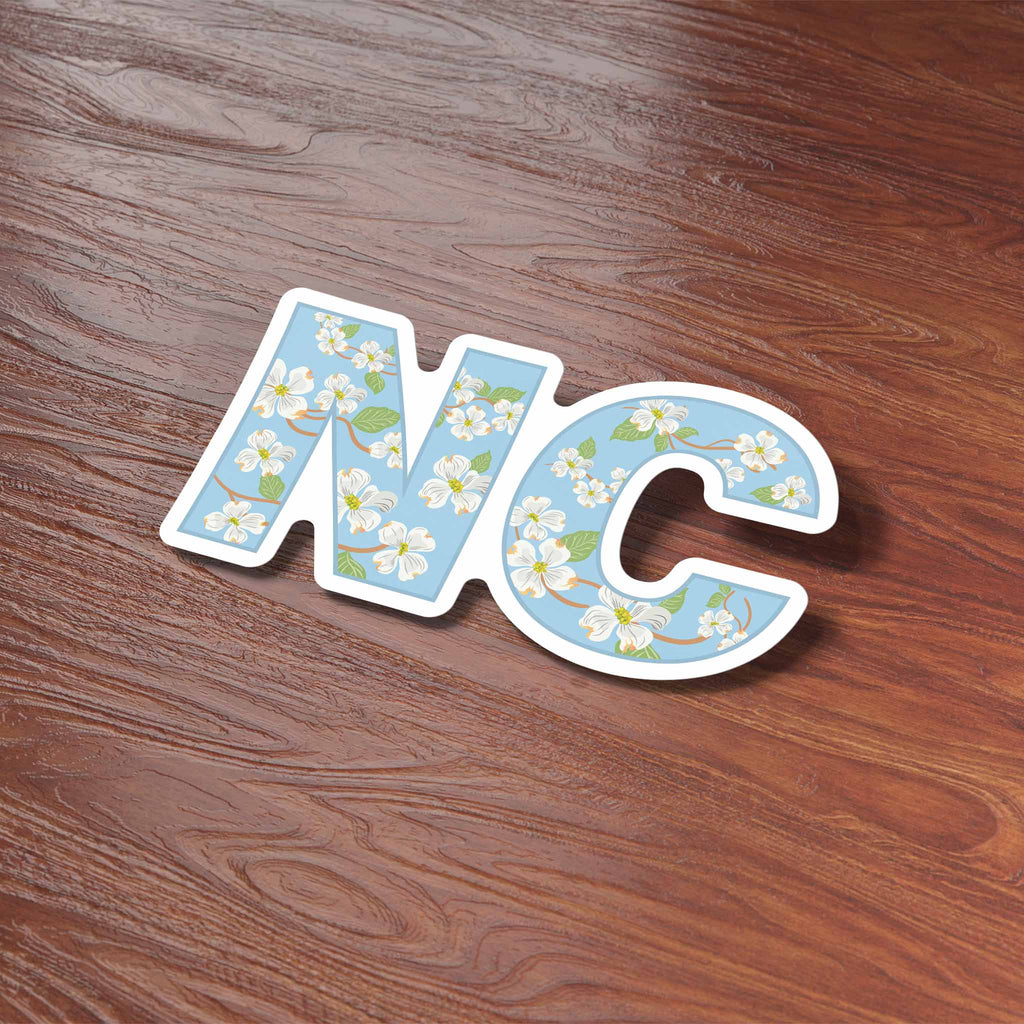 Dogwood Flower North Carolina Car Magnet - Flexible NC Fridge Magnet