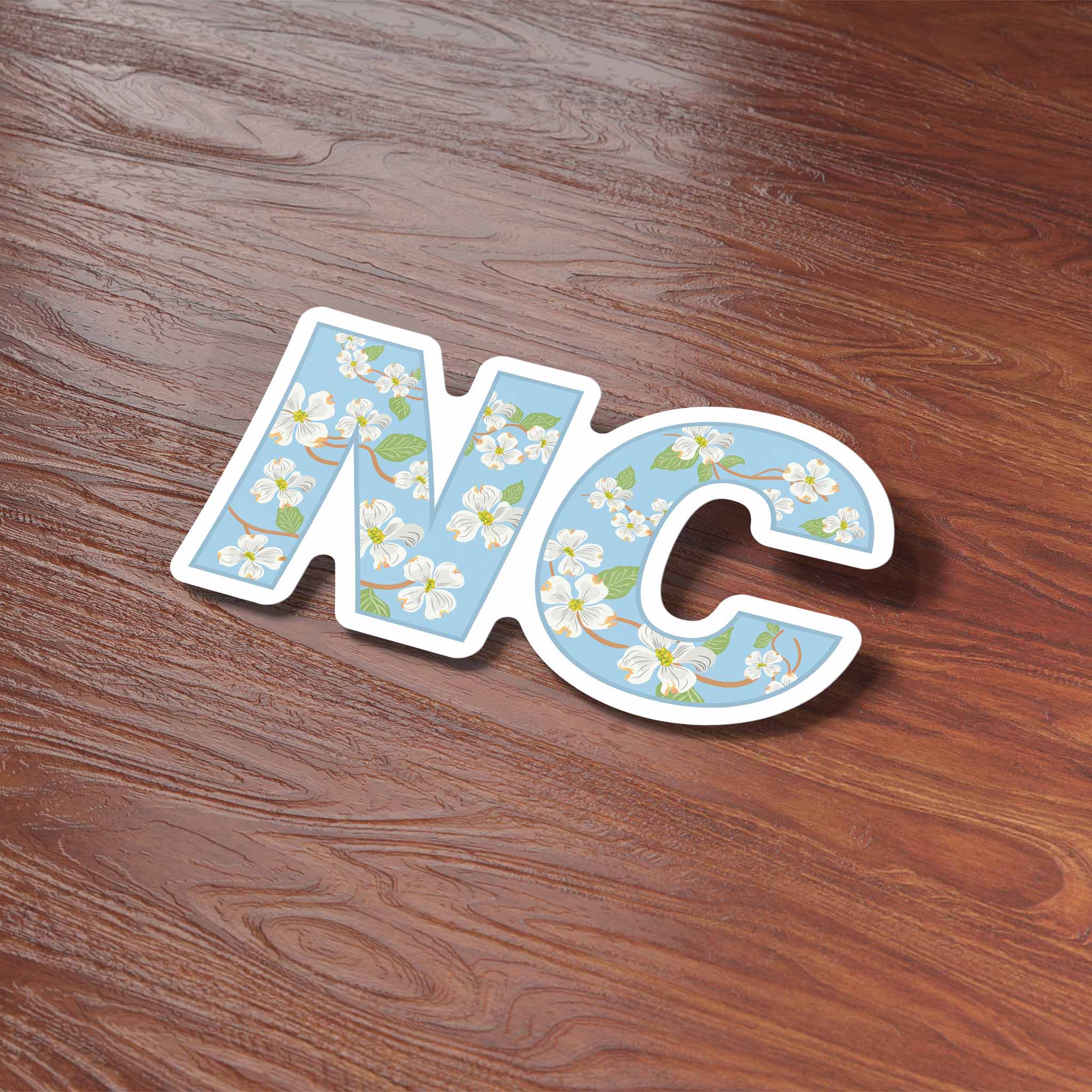 Dogwood Flower North Carolina Car Magnet - Flexible NC Fridge Magnet
