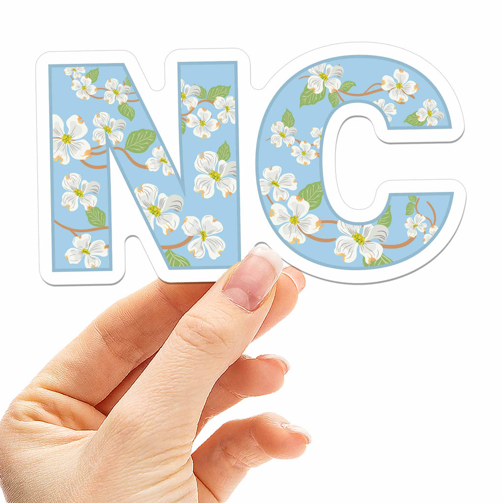 Dogwood Flower North Carolina Car Magnet - Flexible NC Fridge Magnet