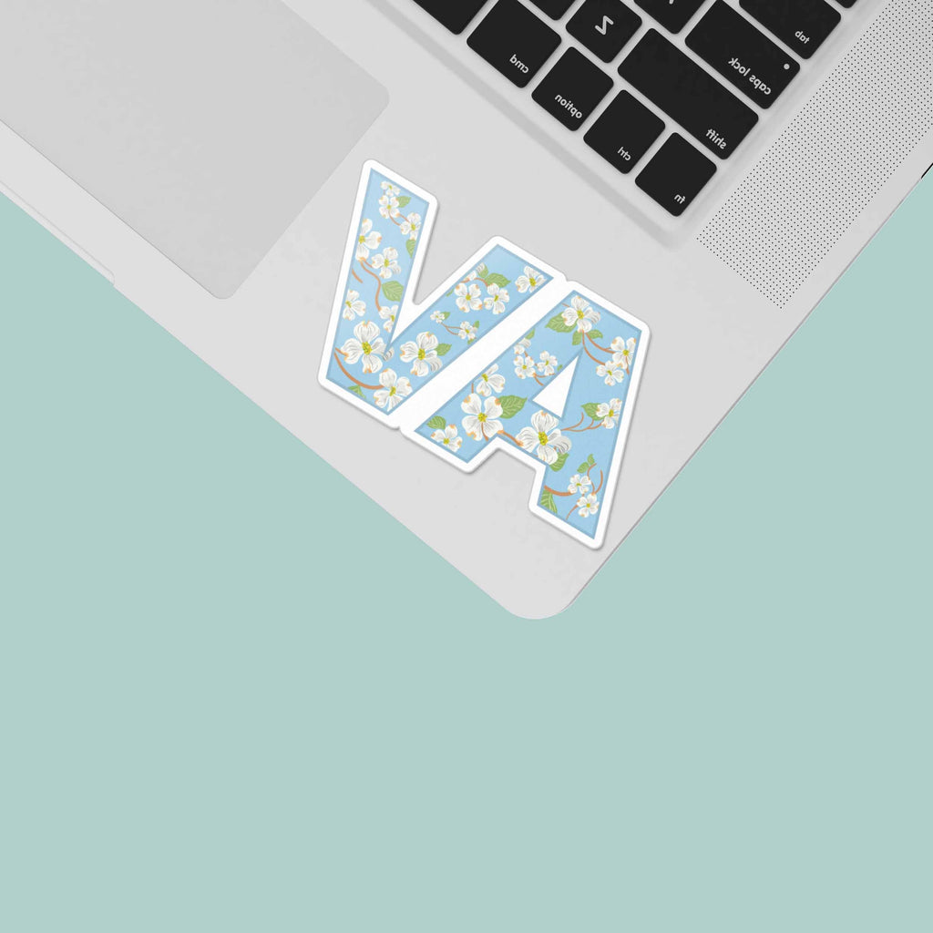 Virginia Dogwood Sticker - Cute VA State Flower Decal
