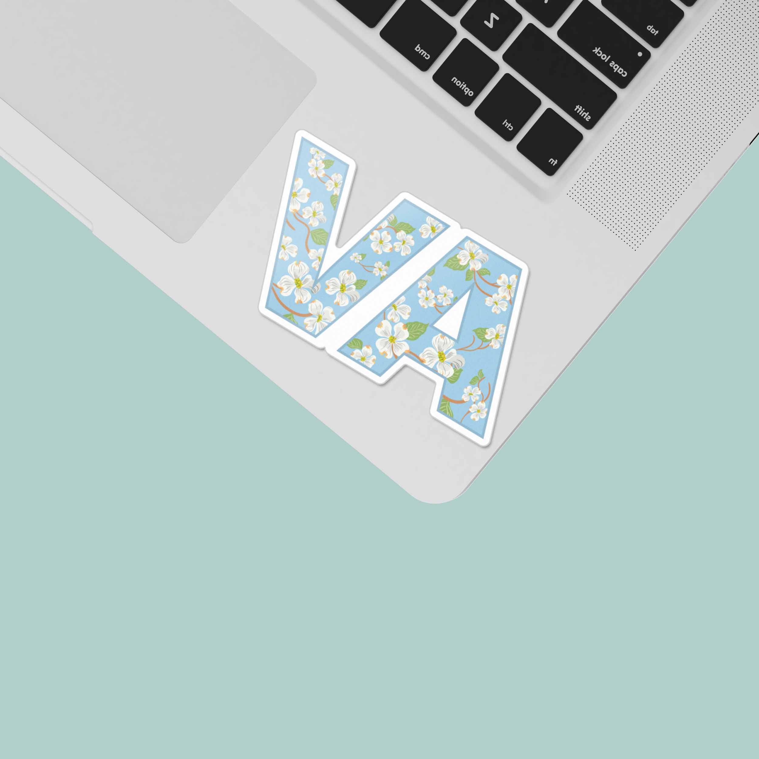 Virginia Dogwood Sticker - Cute VA State Flower Decal