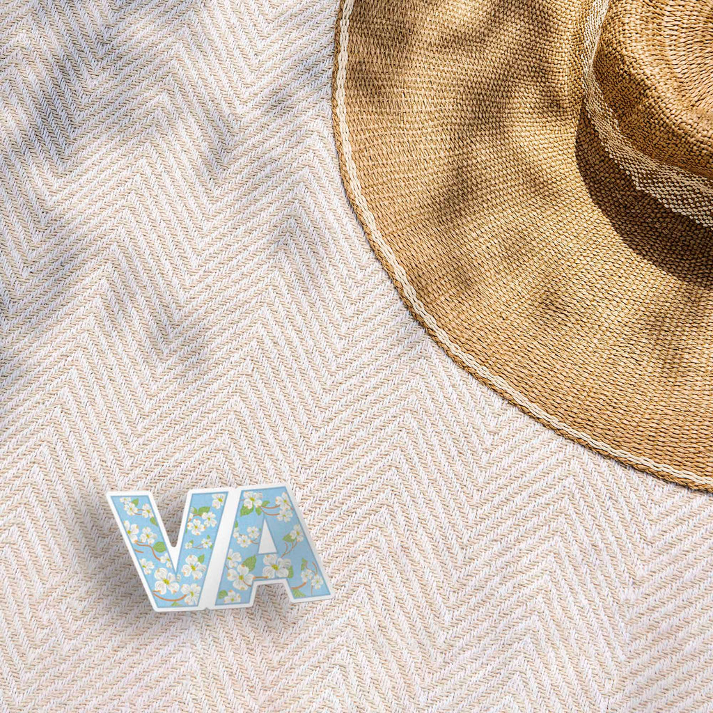 Virginia Dogwood Sticker - Cute VA State Flower Decal