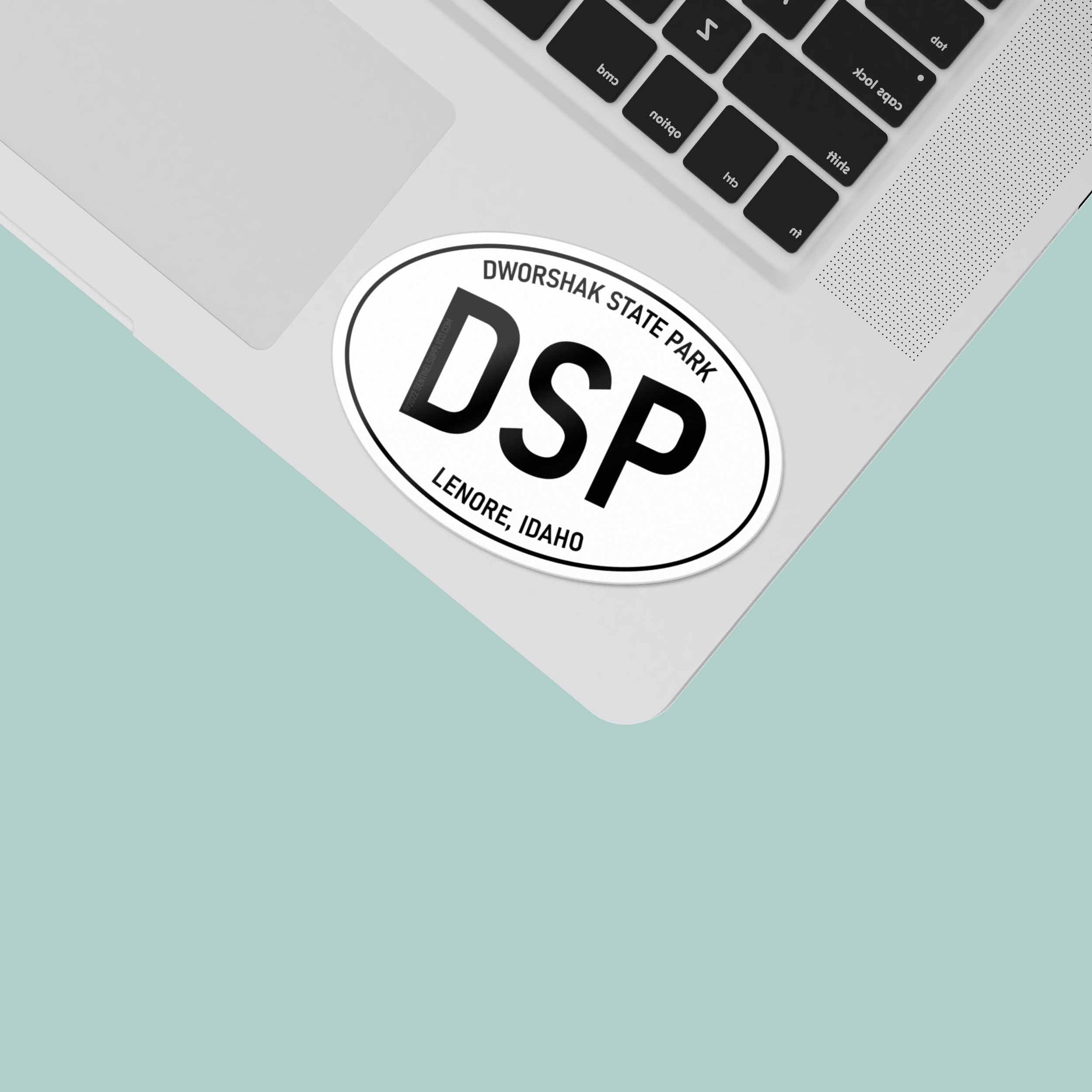 Dworshak State Park Idaho White Oval Sticker