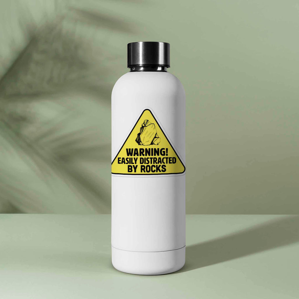 Easily Distracted by Rocks Sticker - Funny Nature Decal