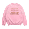 Educated Motivated Elevated Melanated Sweatshirt | Retro University Black Excellence Crewneck | Vintage HBCU Pride Jumper | Melanated Scholars Graphic Pullover | Academic Empowerment Top | Black History Month 2026 Shirt