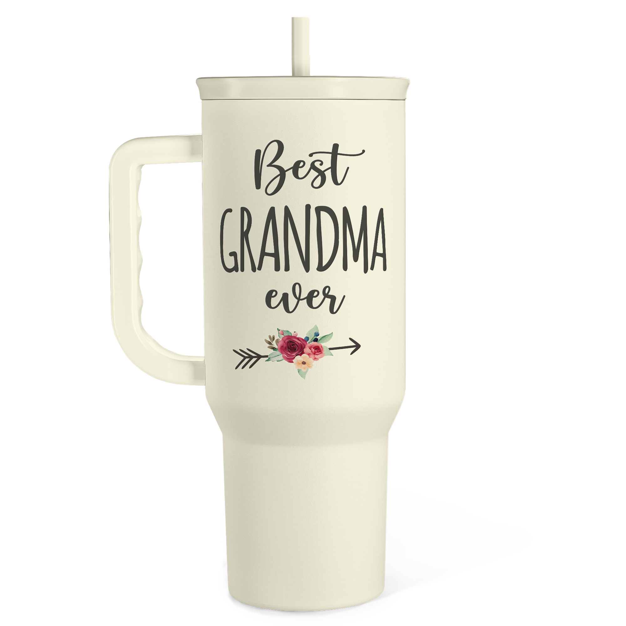 Beige Grandma Slidemate | Slider Tumbler with Handle 40oz