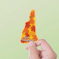 New Hampshire Autumn Leaves Fall Sticker
