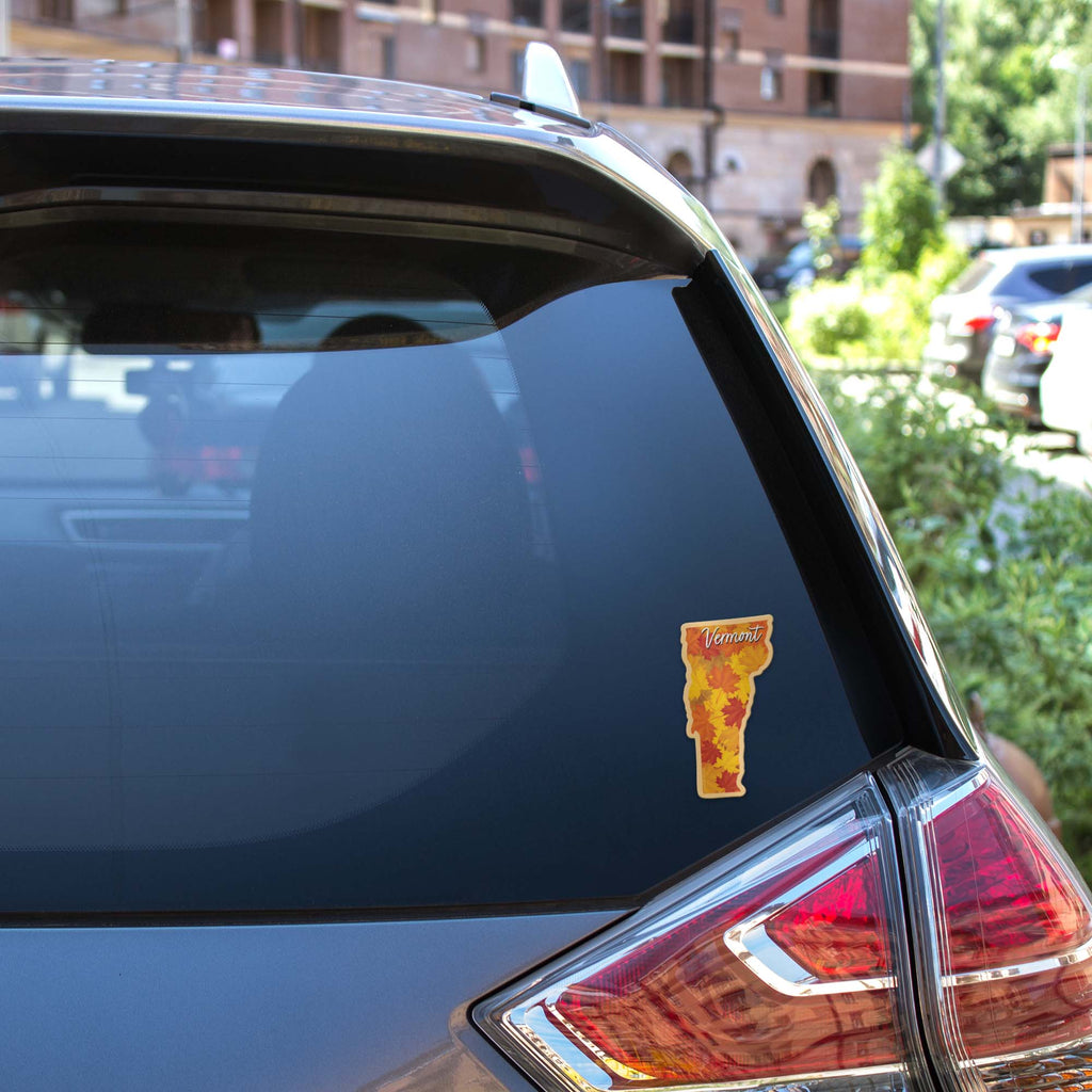 Vermont Autumn Leaves Fall Sticker