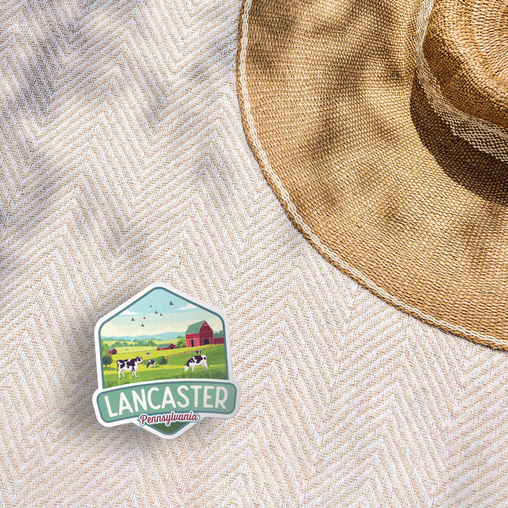 Lancaster Farm Sticker - Cute Pennsylvania Decal