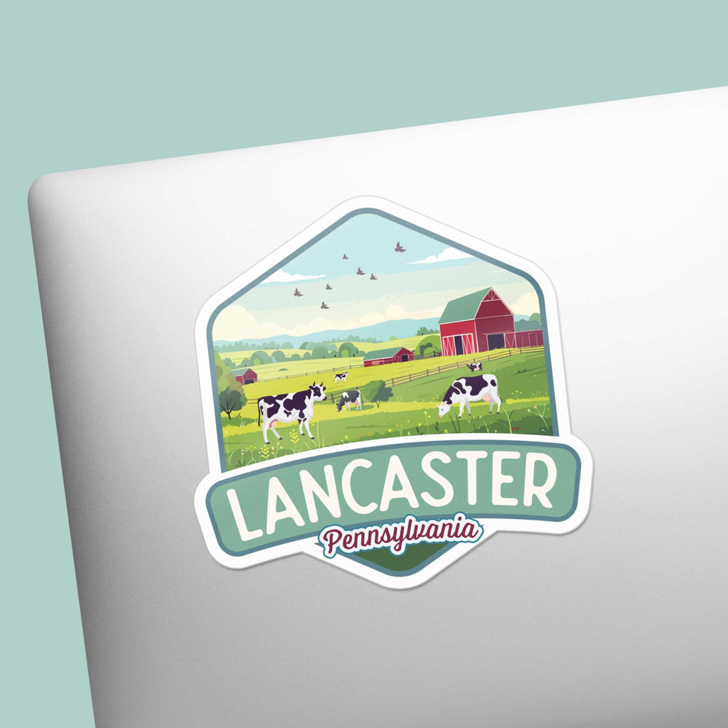 Lancaster Farm Sticker - Cute Pennsylvania Decal