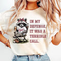 "Feral Baseball Mom" – Funny Raccoon Game Day Unisex Graphic Top