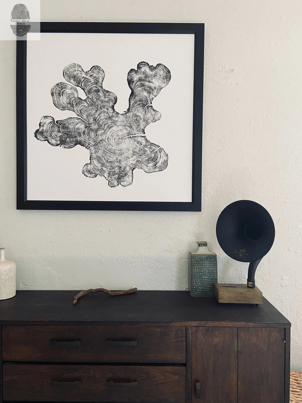 Florida Print, Everglades Art, Big Cypress, Osceola, Tree Ring Print, Huge Wall Art