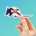 Florida Armadillo Sticker