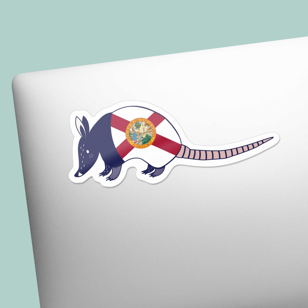 Florida Armadillo Sticker