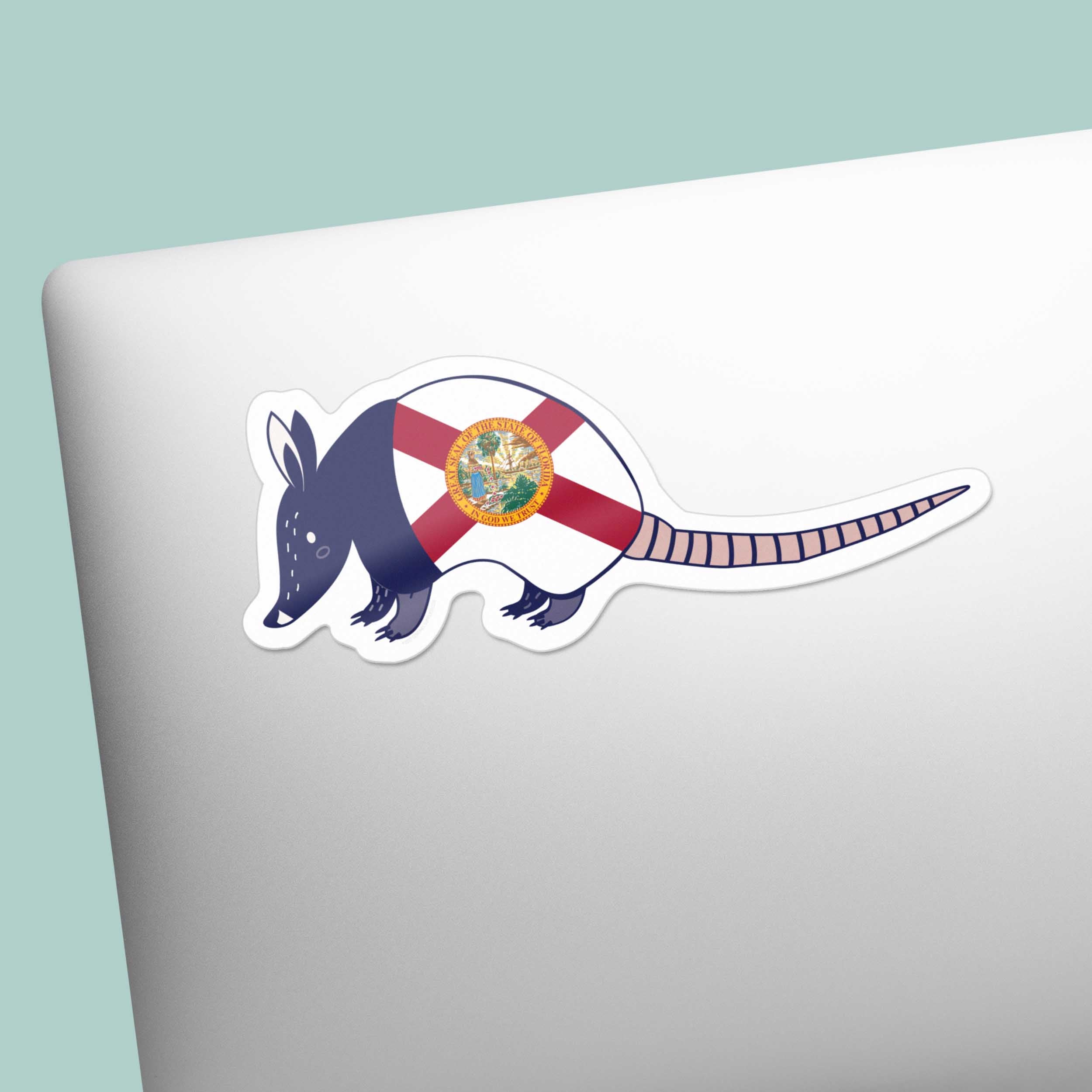 Florida Armadillo Sticker