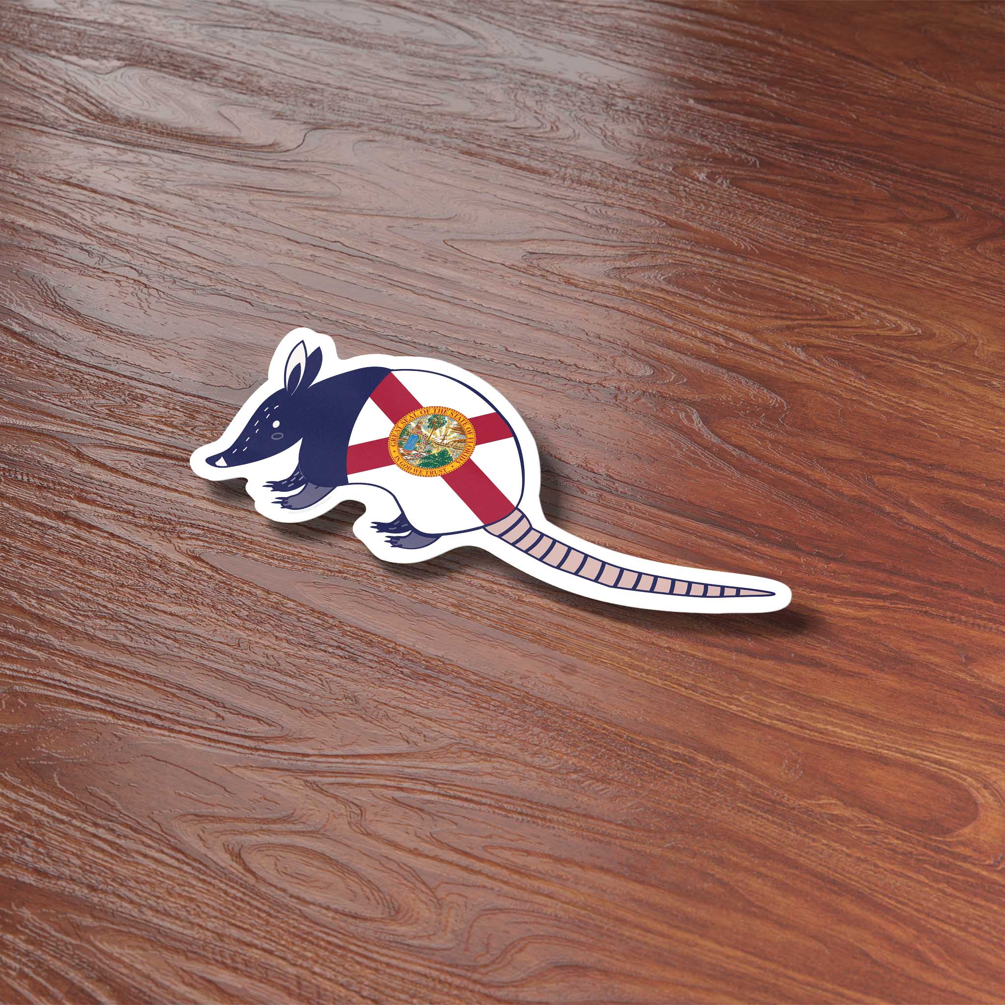 Florida Armadillo Sticker