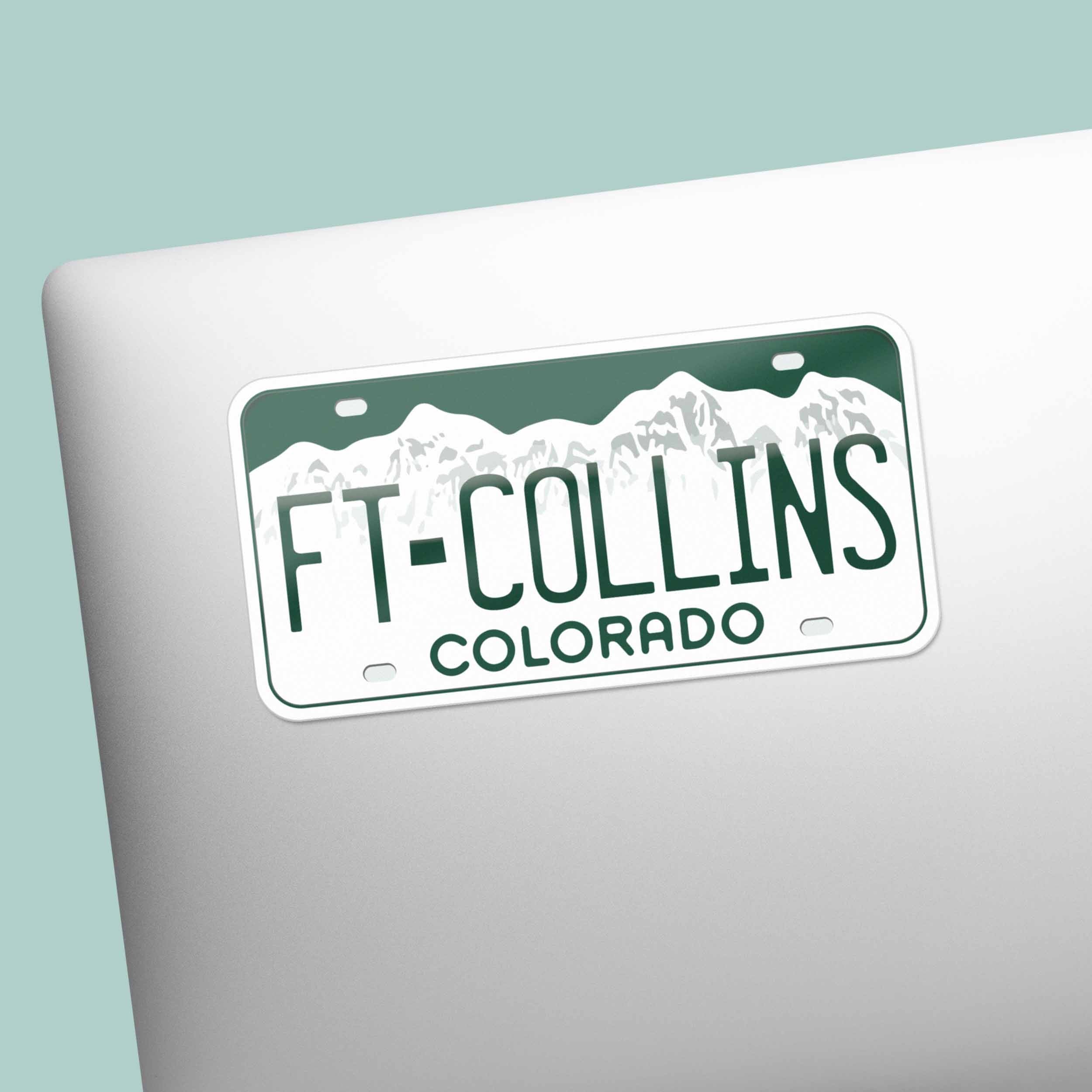 Colorado License Plate Stickers - Choose Your CO City or National Park Decal