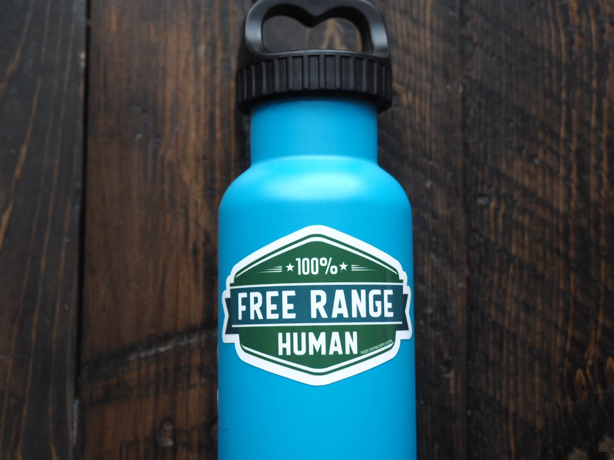 Free Range Human Sticker
