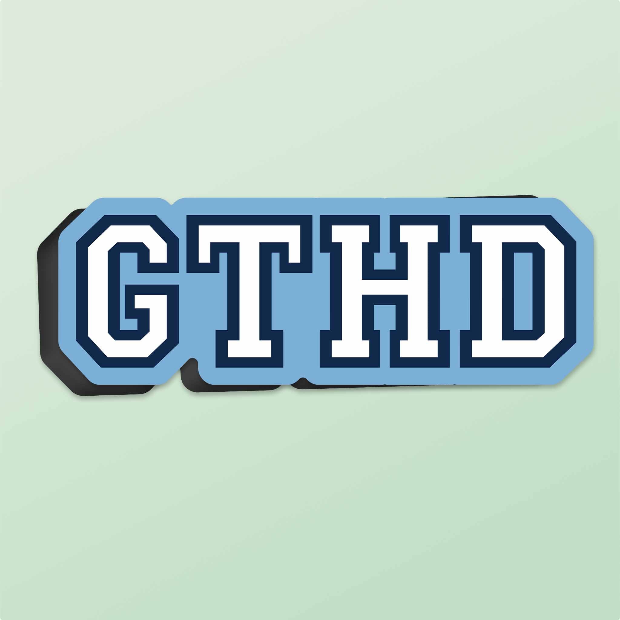 GTHD Chapel Hill North Carolina Car Magnet - Flexible NC Fridge Magnet