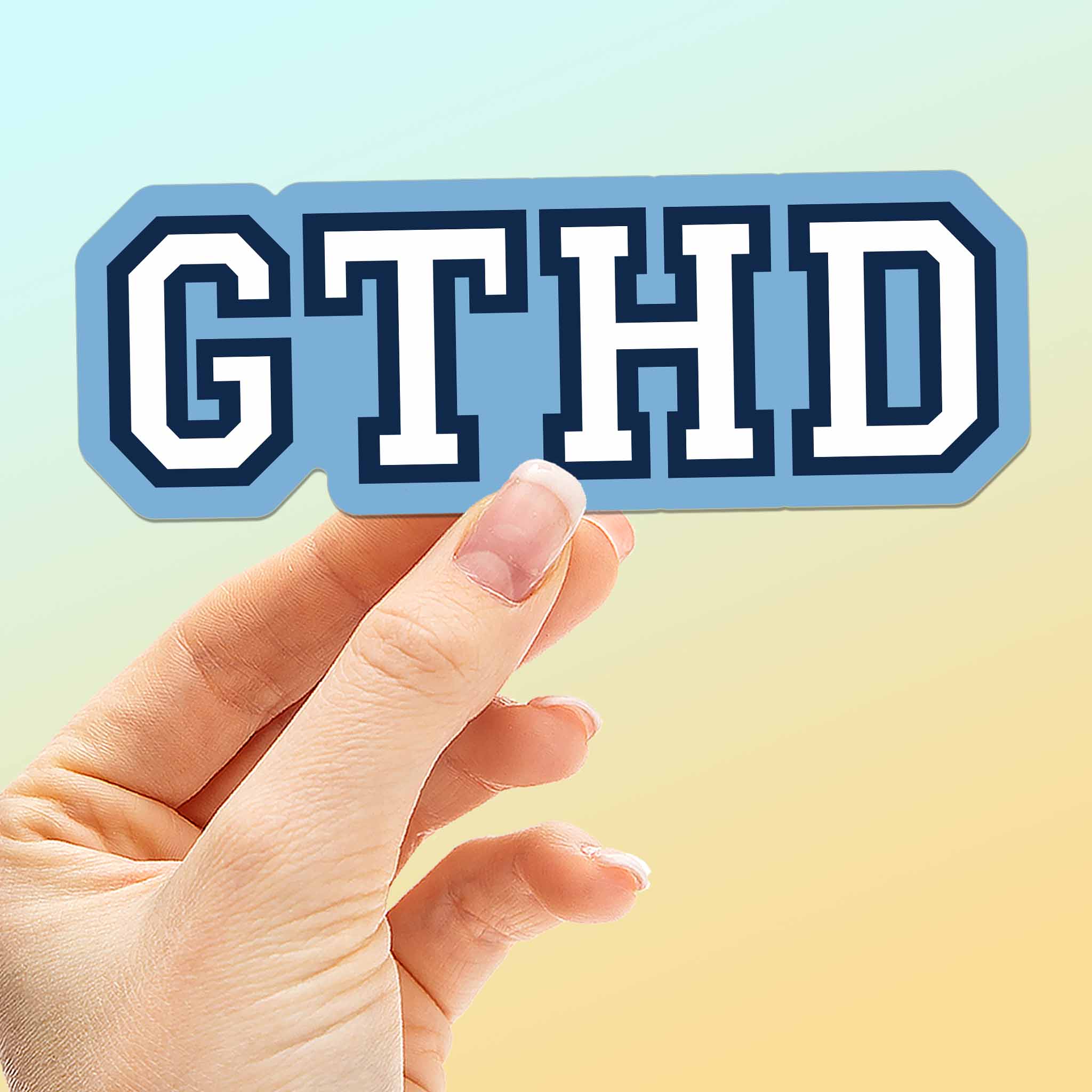 GTHD Chapel Hill North Carolina Sticker - Funny NC Decal