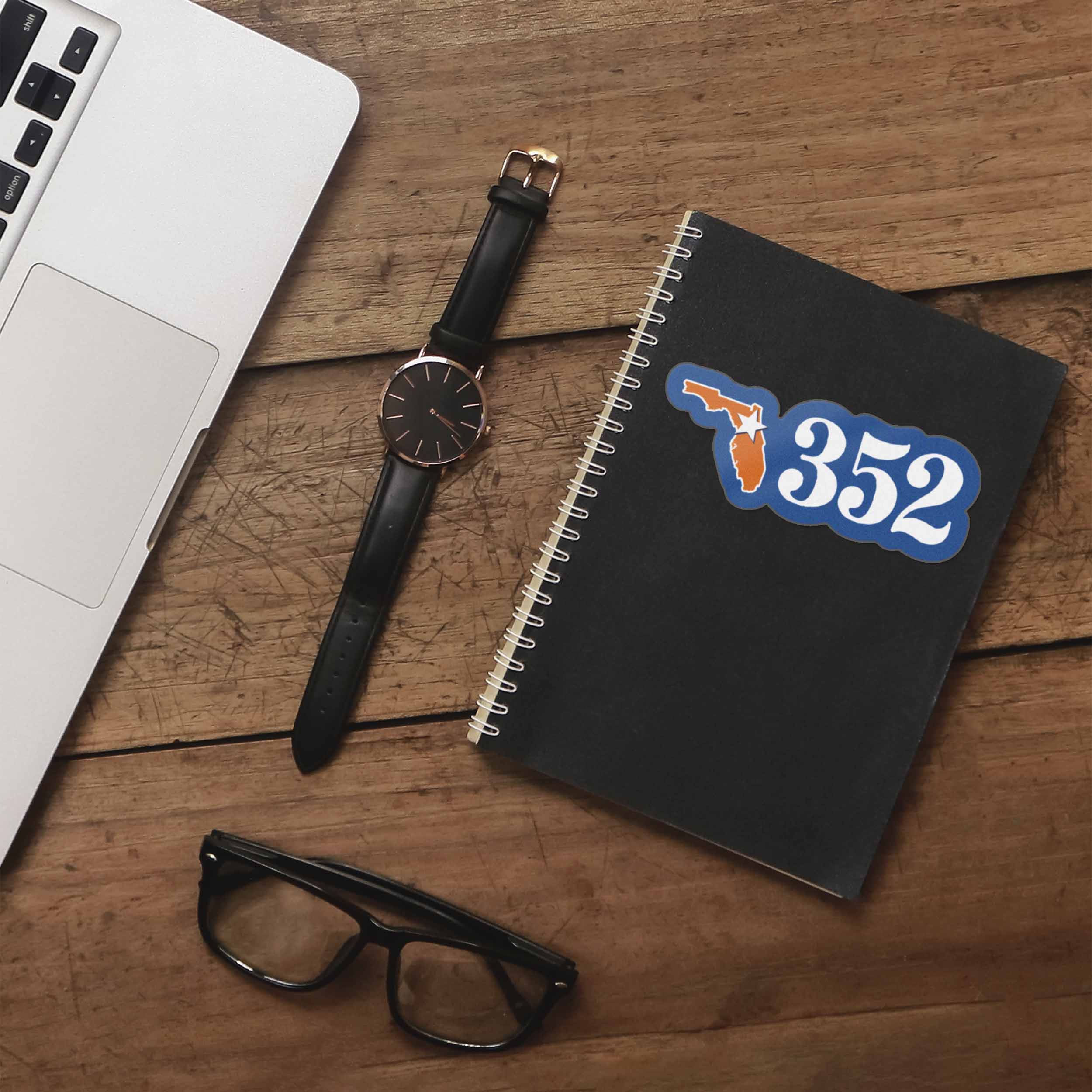 352 Area Code Gainesville Florida Sticker - Cool FL Decals