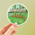 Gainesville Florida Gator Country Sticker - Cool FL Decals