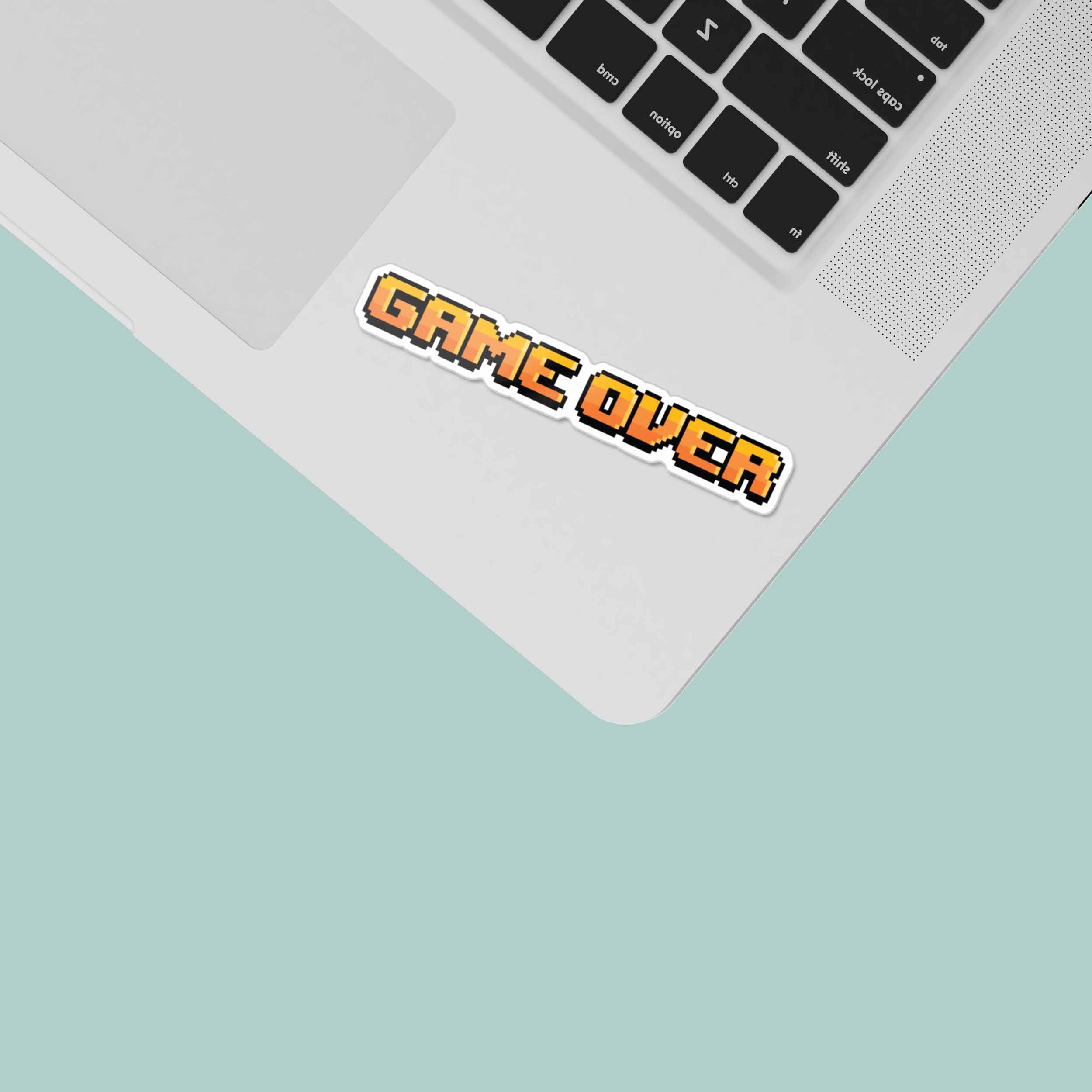 Game Over Classic Gaming Sticker