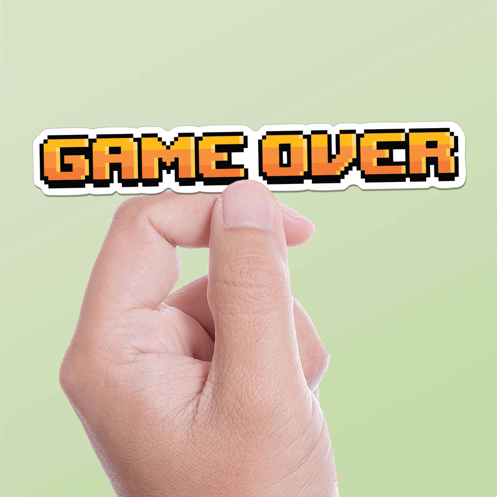 Game Over Classic Gaming Sticker