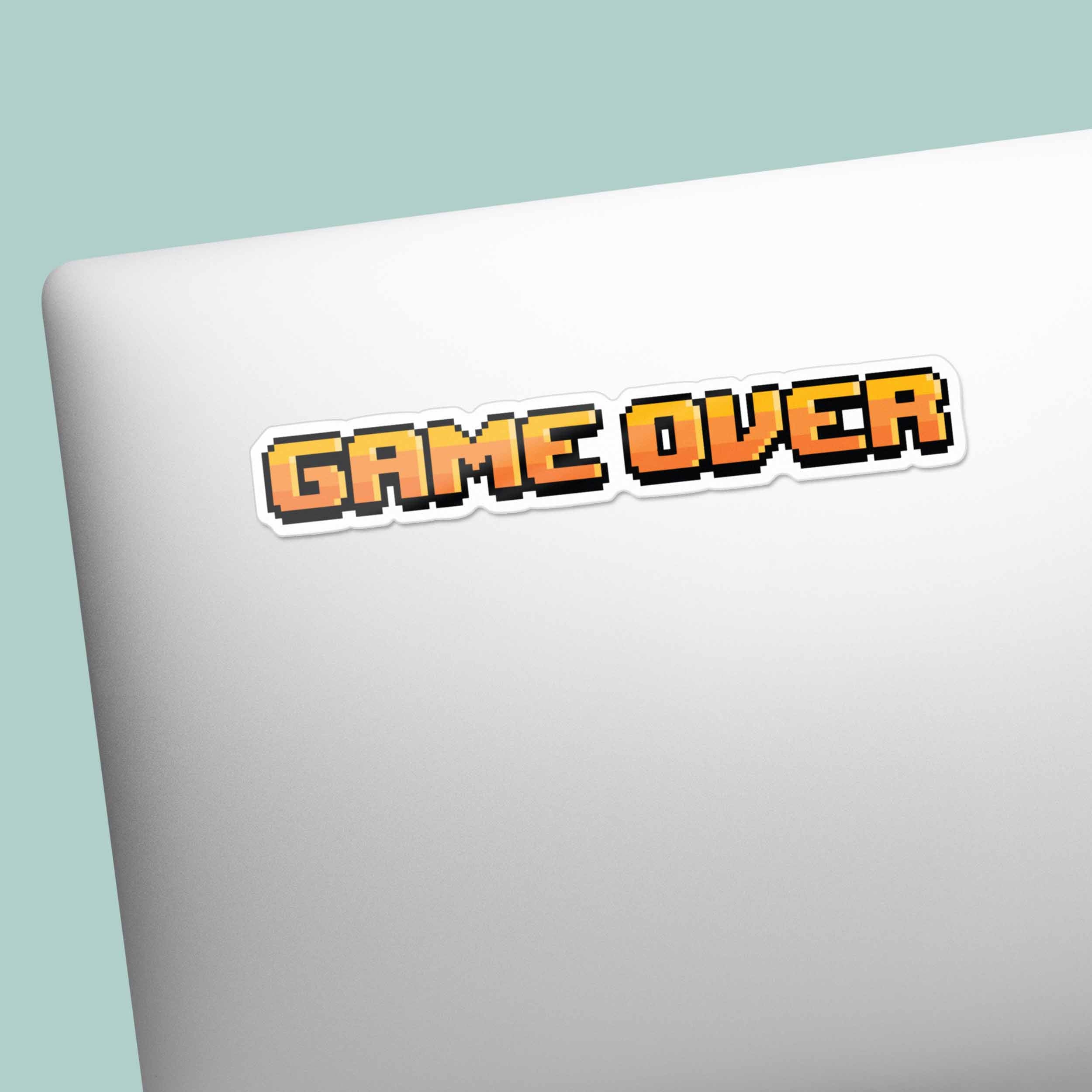 Game Over Classic Gaming Sticker