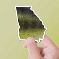 Largemouth Bass Georgia Sticker - GA Fishing Decal