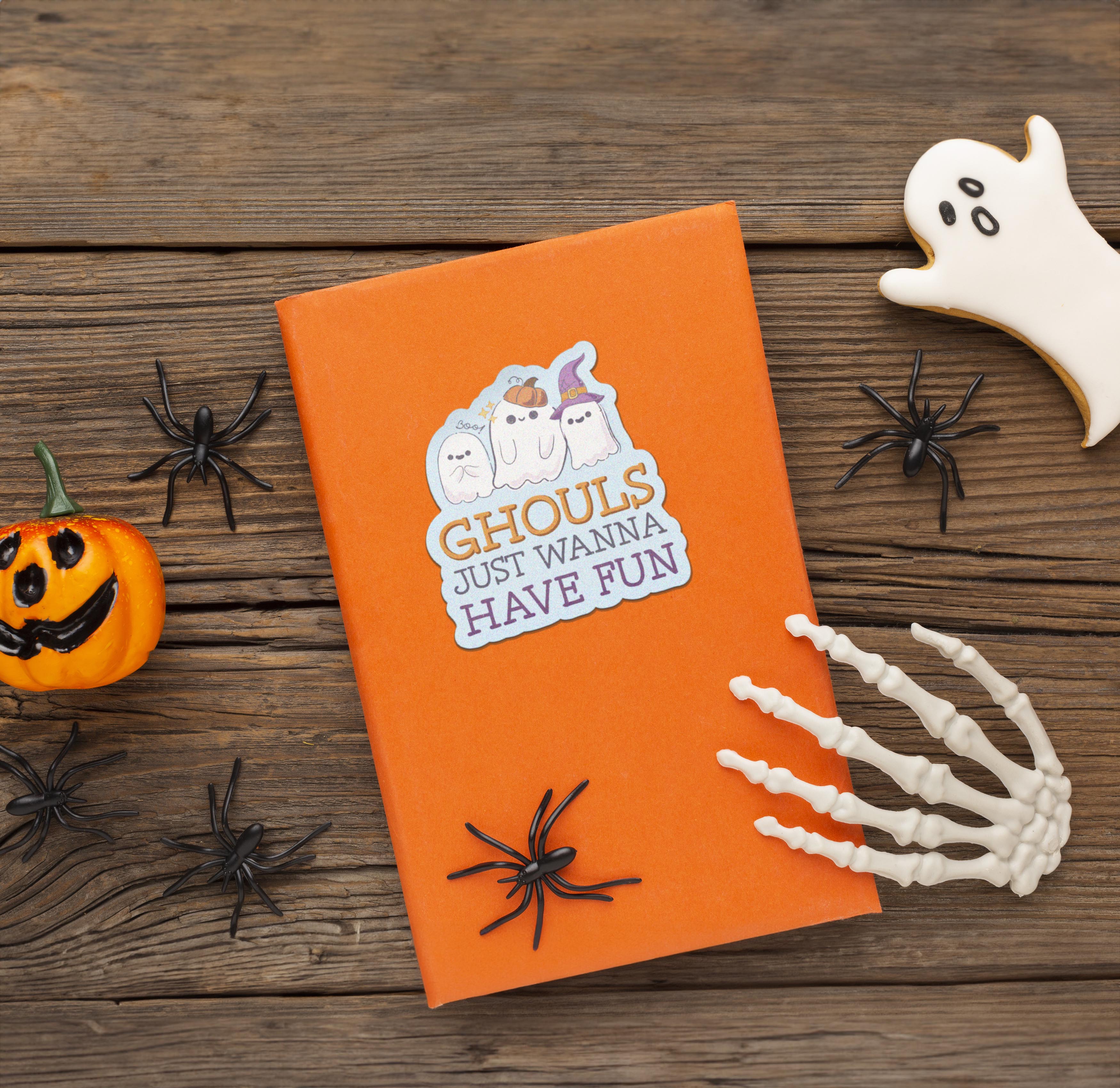 Ghouls Just Wanna Have Fun Halloween Sticker