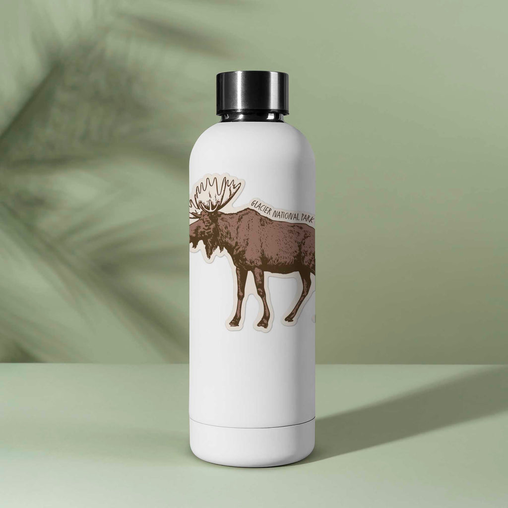 Glacier National Park Montana Moose Sticker