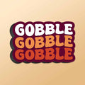 Gobble Gobble Blacksburg Virginia Car Magnet - Flexible VA Fridge Magnet