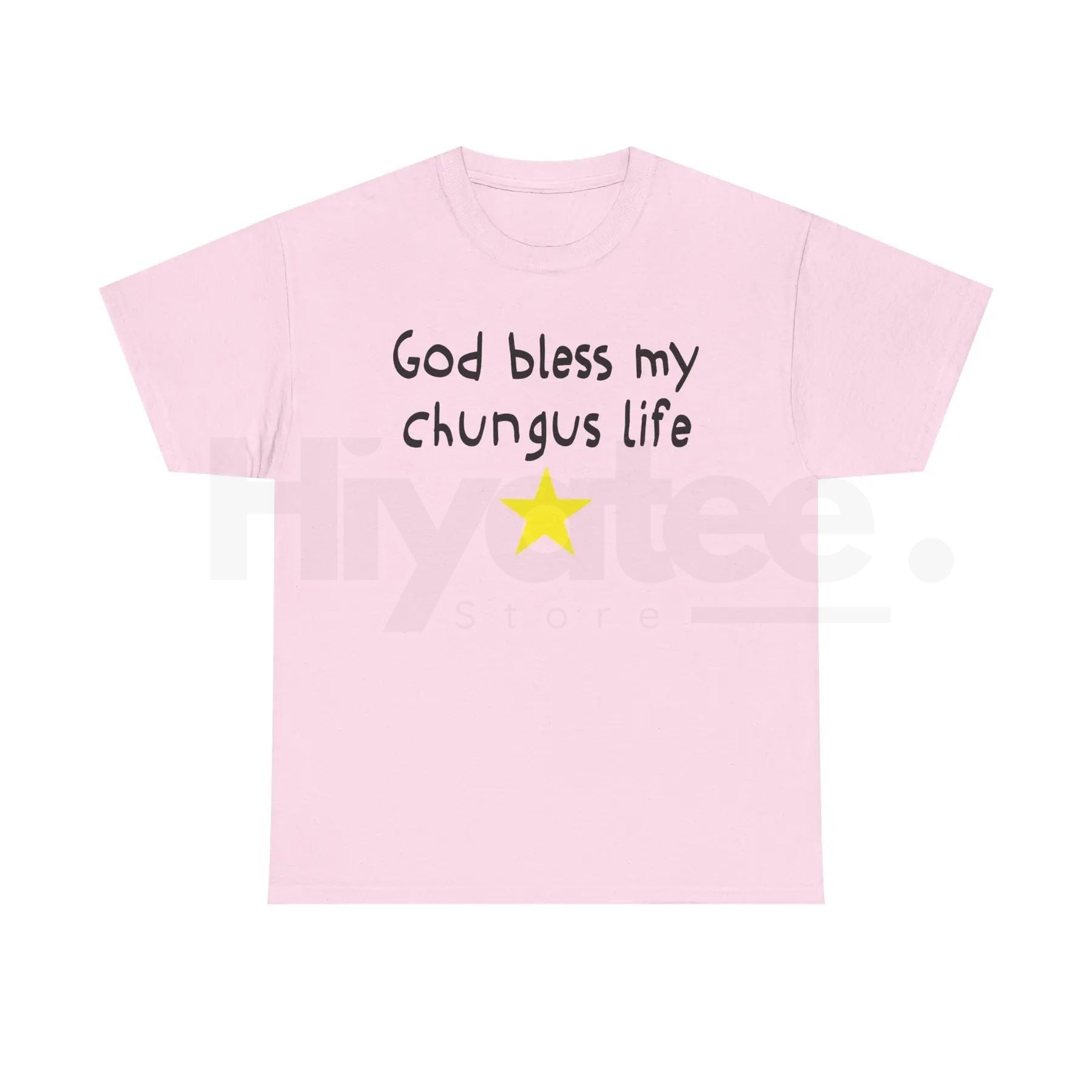 "God Bless My Chungus Life" Funny Meme T-Shirt – 100% Cotton Graphic Tee