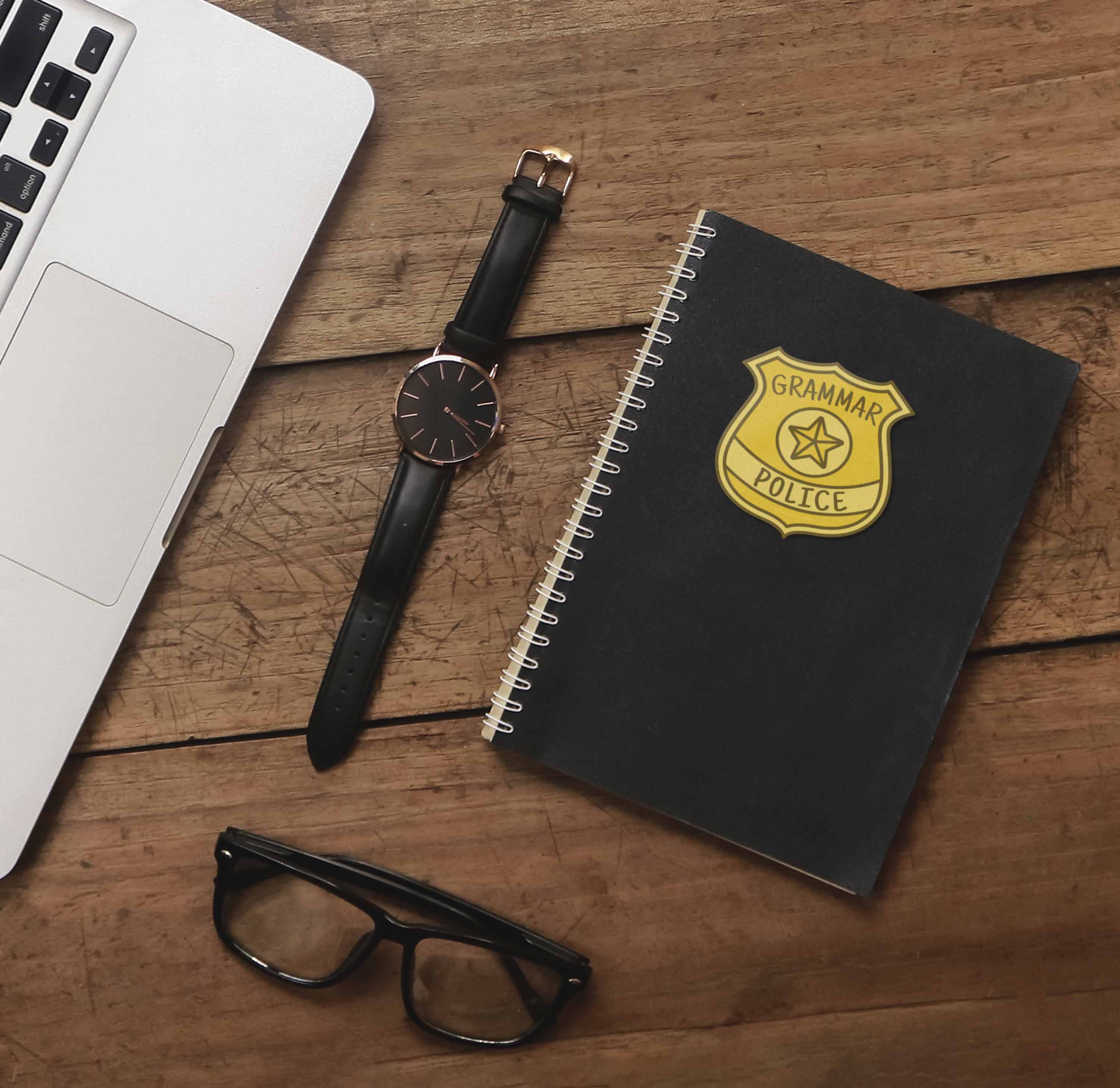 Grammar Police Sticker for Hydroflask - Funny Nerdy Decals