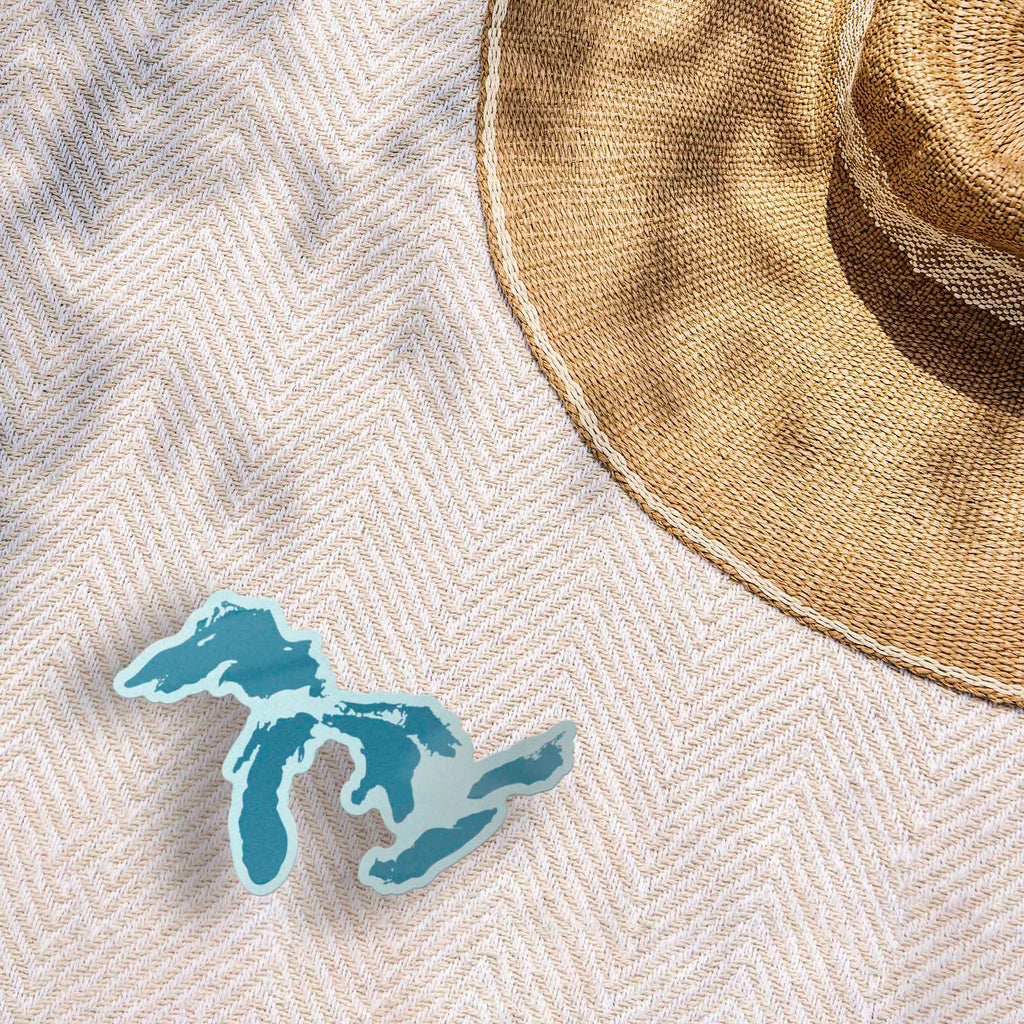 Great Lakes Map Sticker
