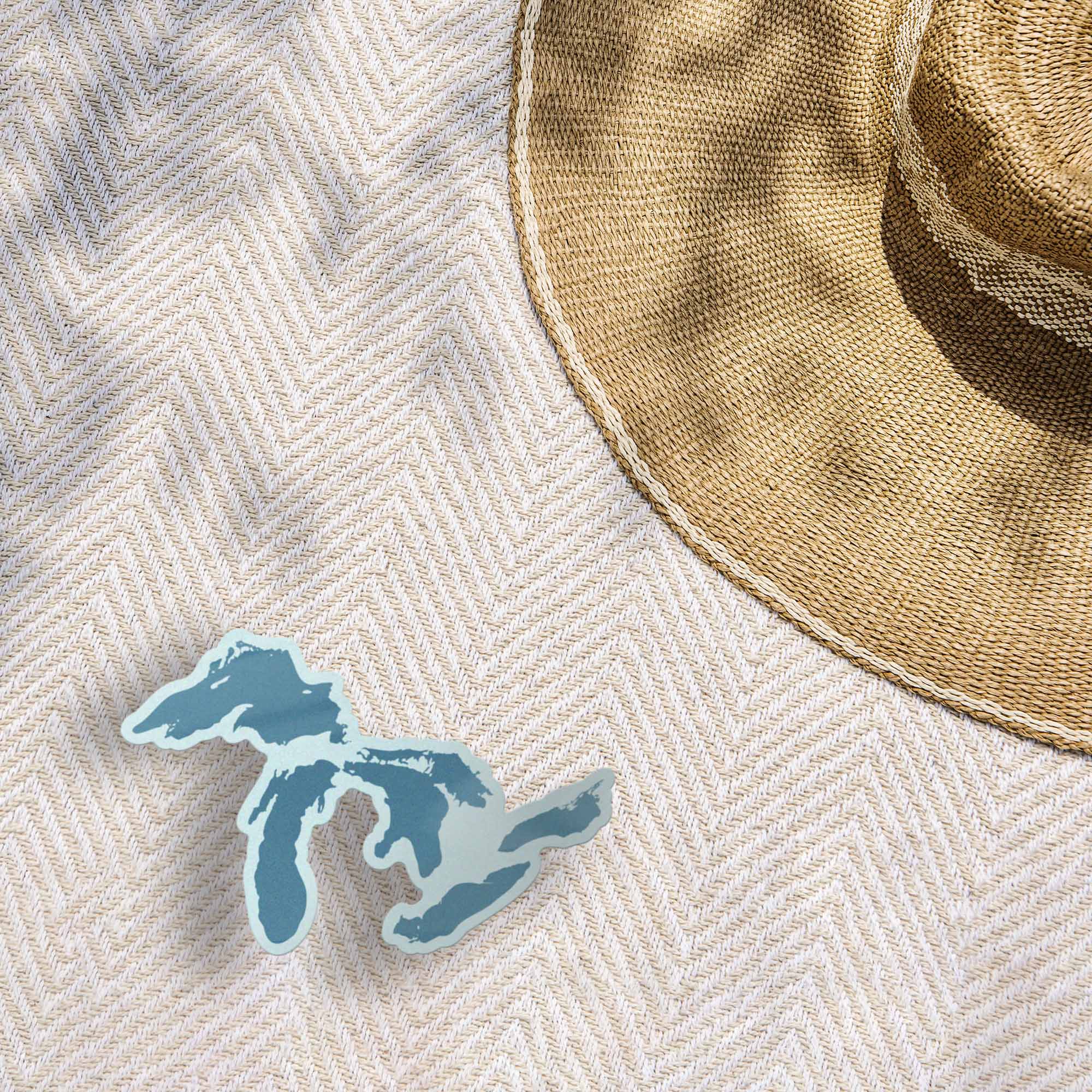Great Lakes Map Sticker