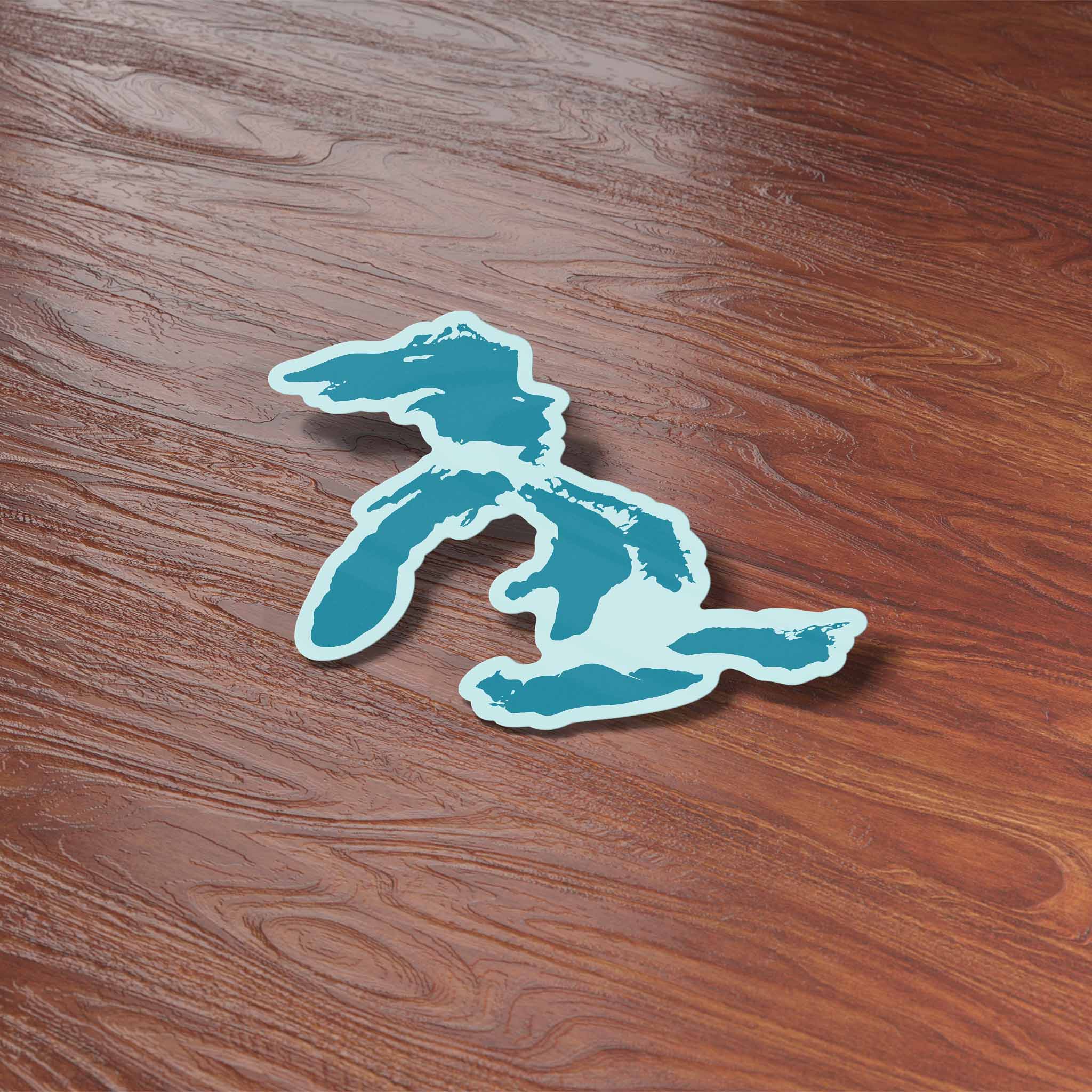 Great Lakes Map Sticker