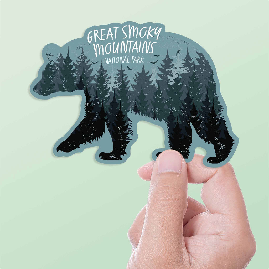 Great Smoky Mountains Tennessee Black Bear Sticker