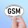 Great Smoky Mountains National Park White Oval Sticker