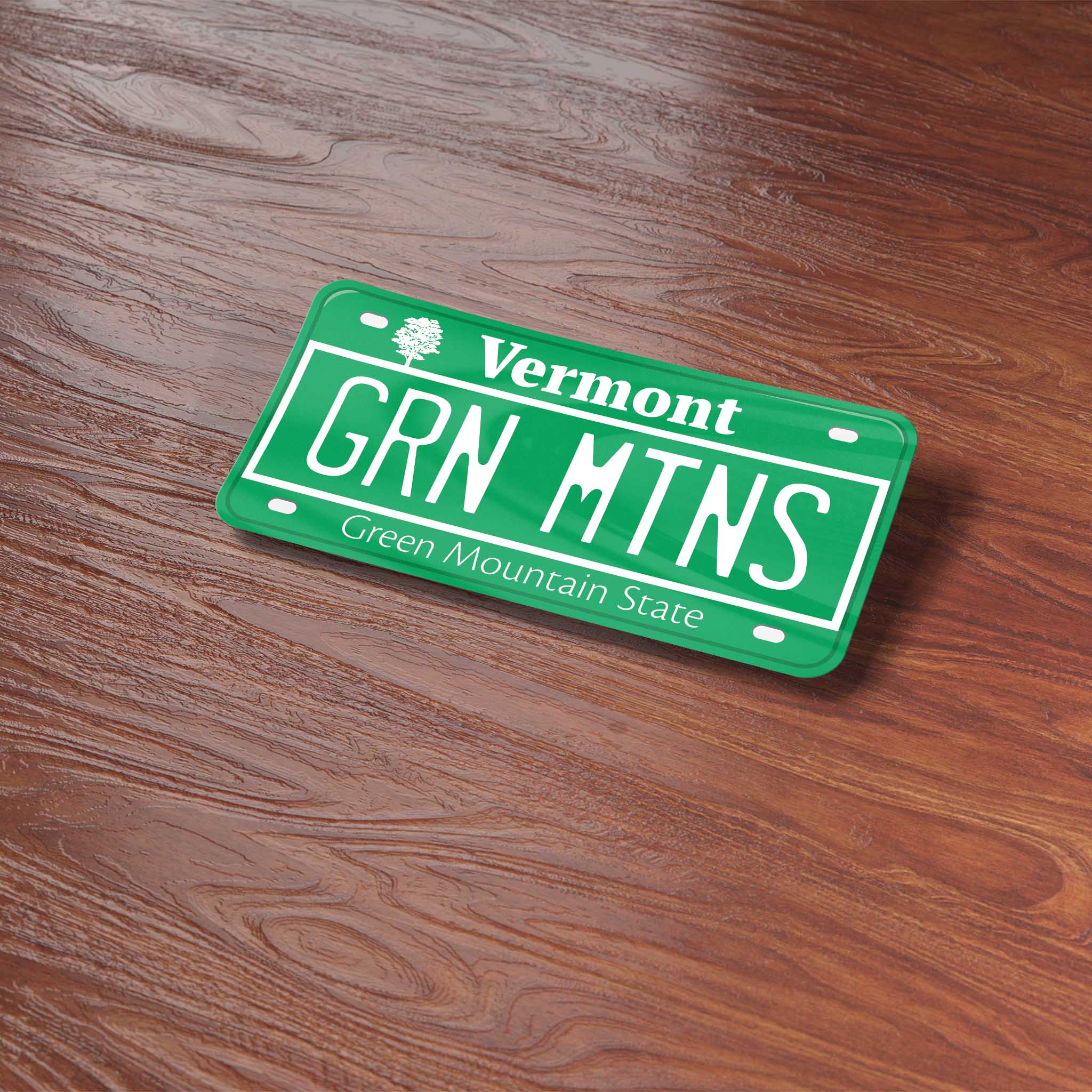 Vermont License Plate Stickers - Choose Your VT City or Saying