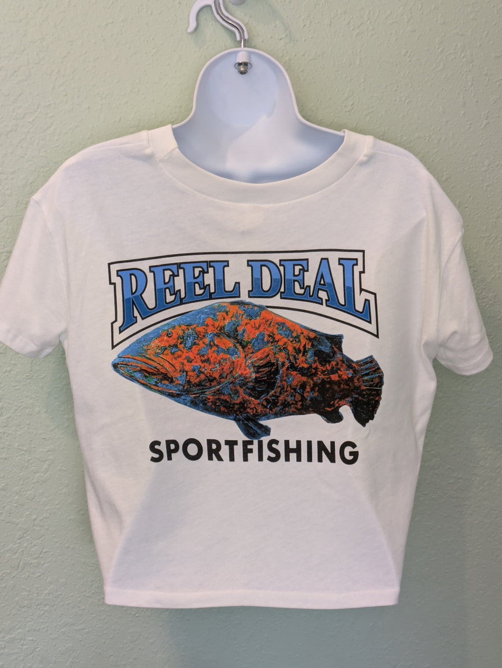 Reel Deal Grouper Flowy Crop Top