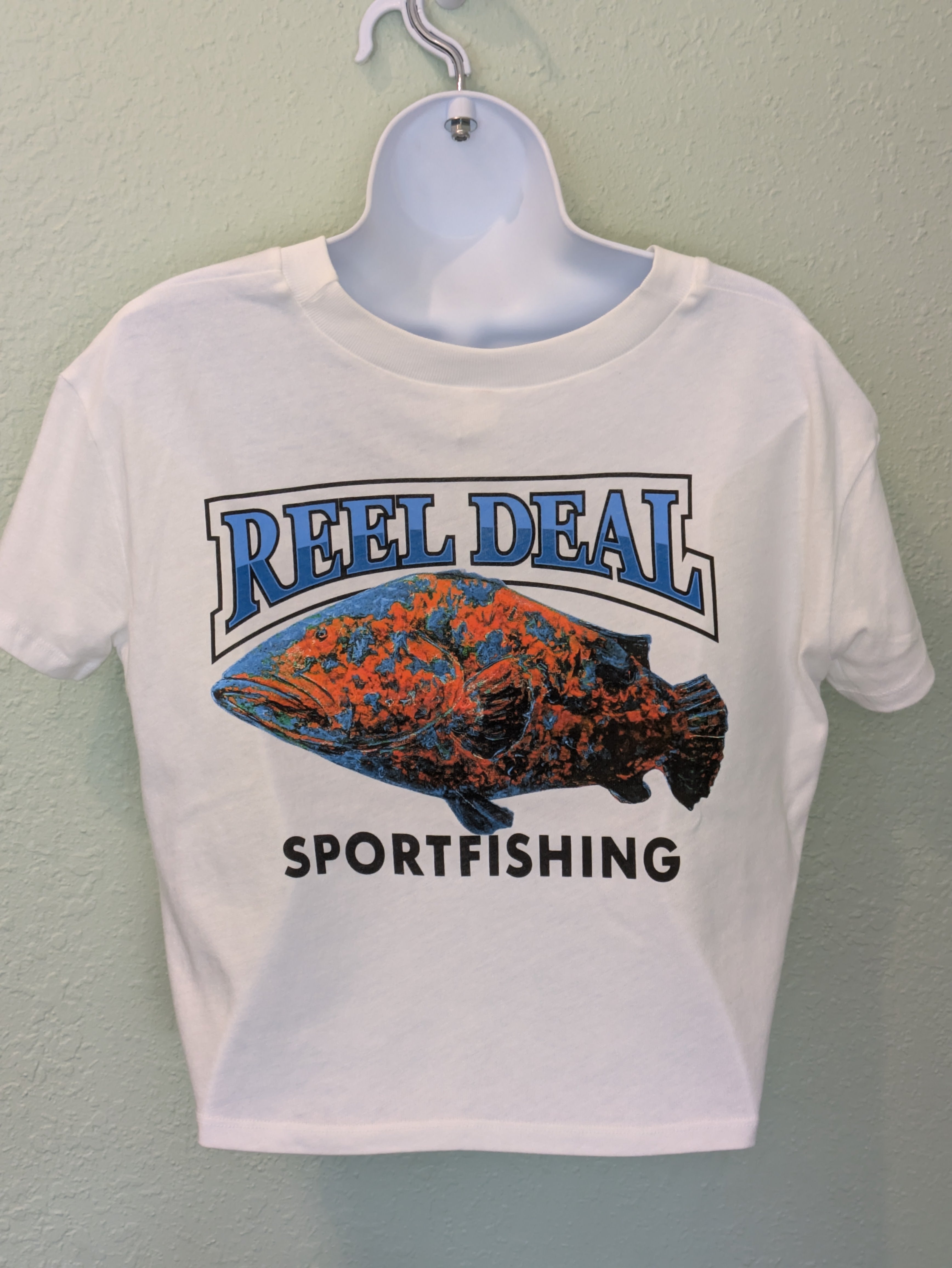 Reel Deal Grouper Flowy Crop Top