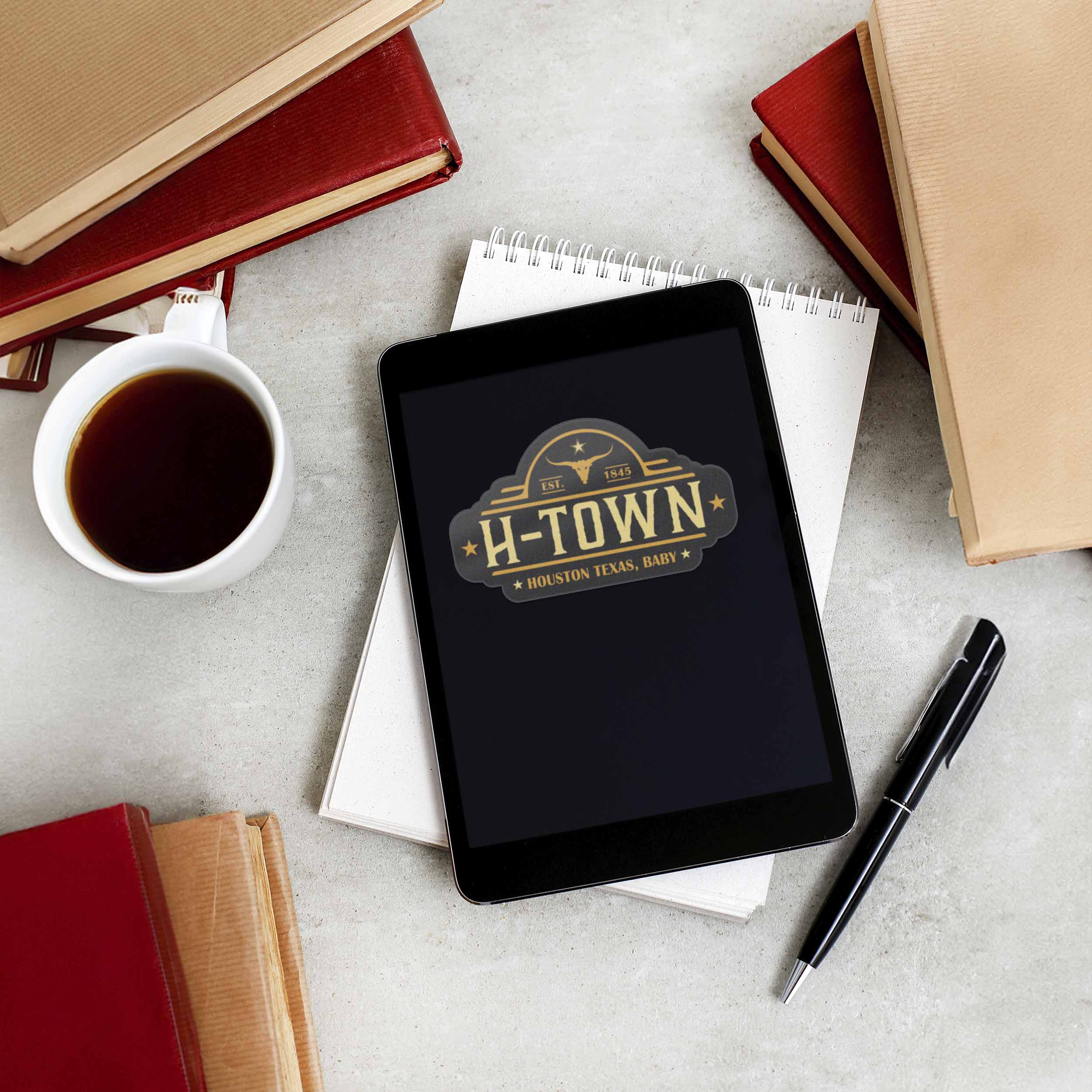 H-Town Houston Sticker - Cool Texas Decals