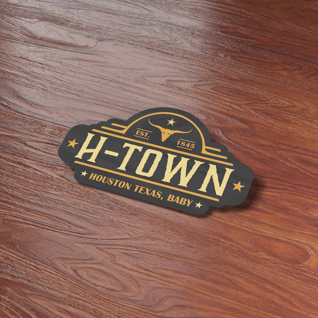 H-Town Houston Sticker - Cool Texas Decals