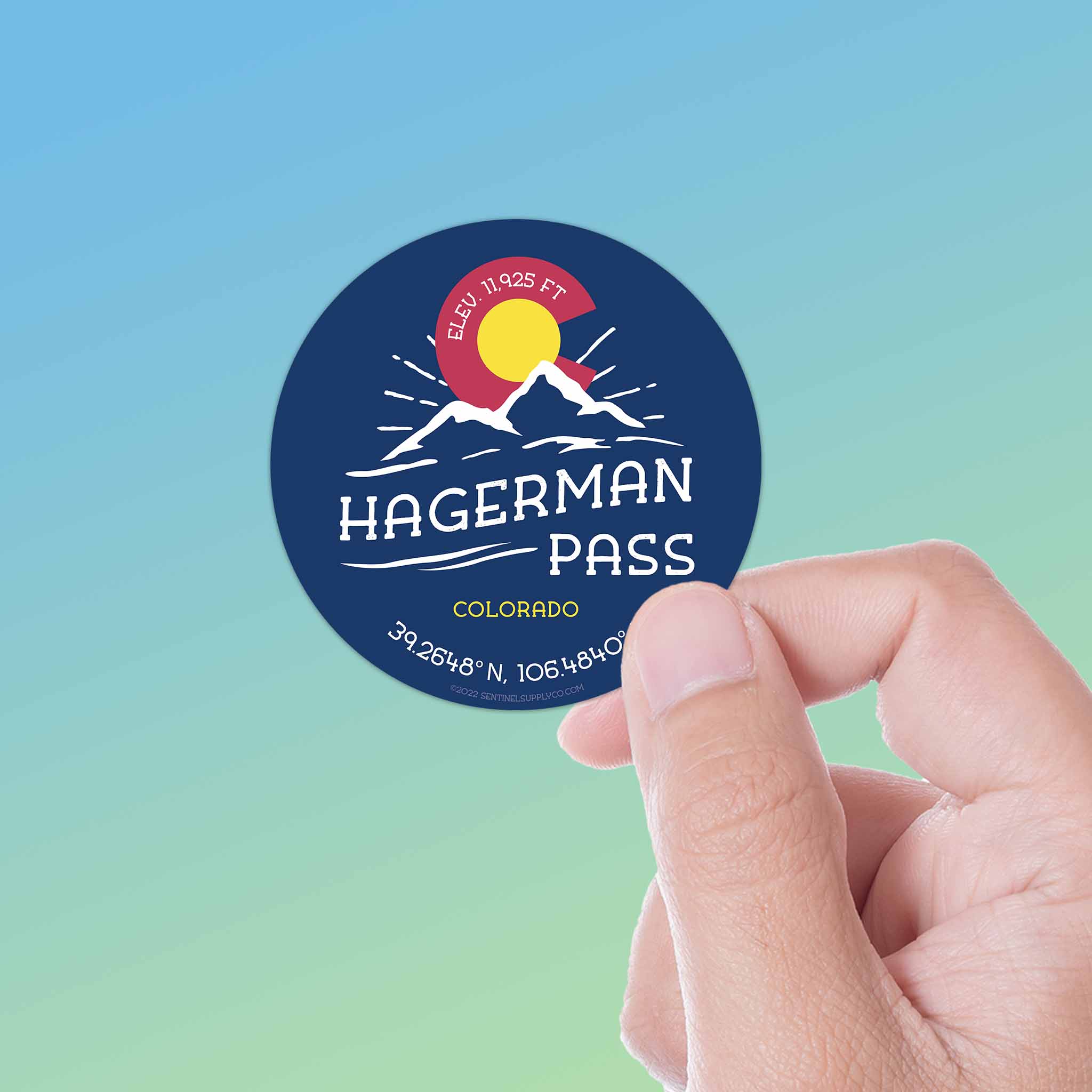 Hagerman Pass Colorado Stickers