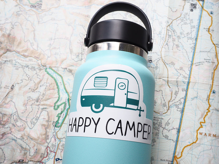 Happy Camper RV Sticker