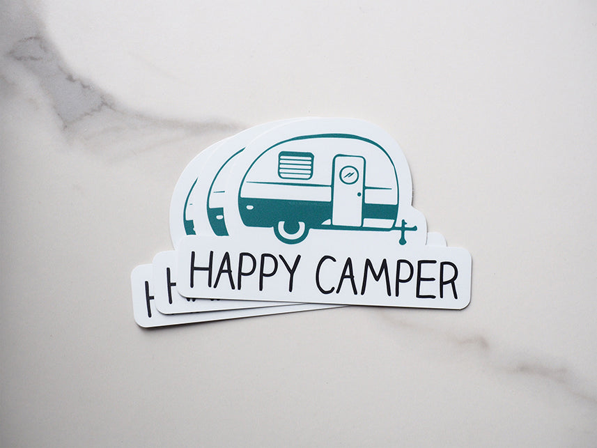 Happy Camper RV Sticker