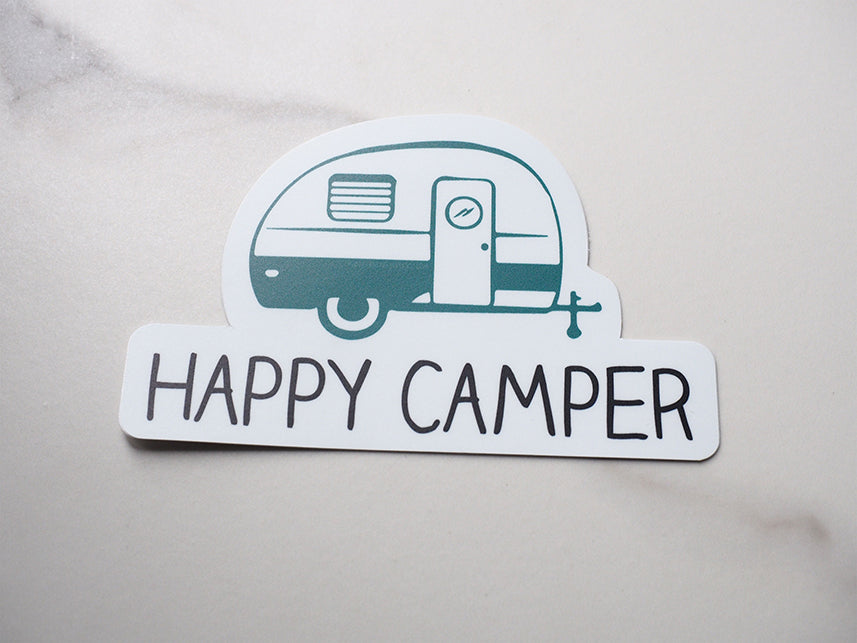 Happy Camper RV Sticker