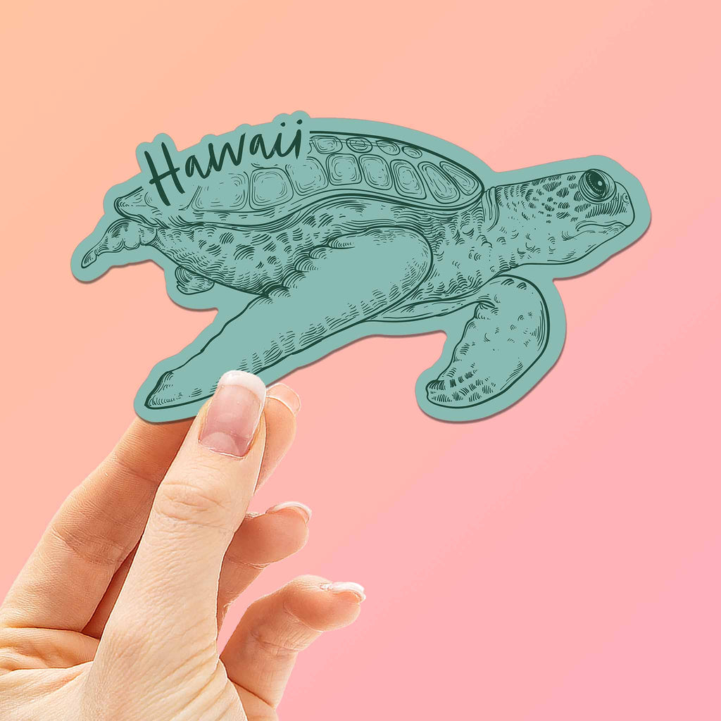 Hawaii Sea Turtle Sticker